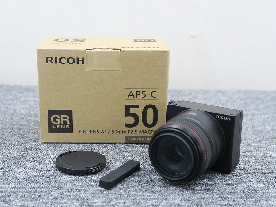 RICOH GR LENS A12 50mm F2.5 MACRO カメラレンズ 元箱付 @38714