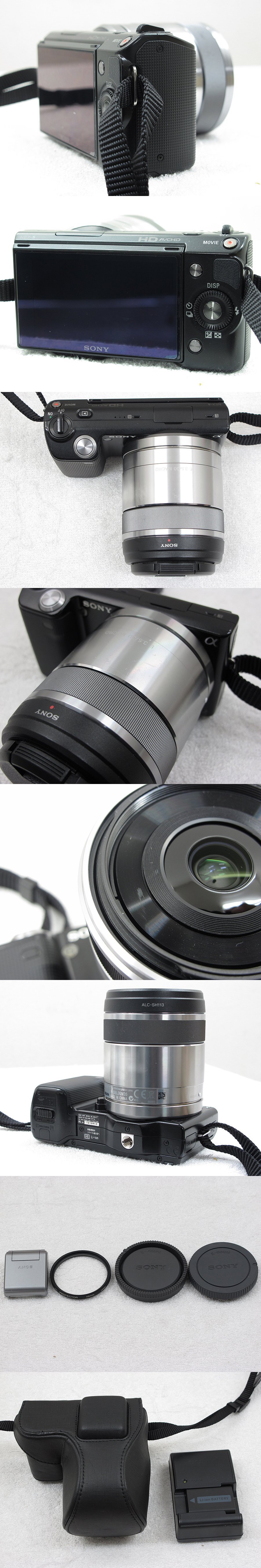 ソニー SONY NEX-5 + SEL30M35 カメラレンズセット @35014 / 中古