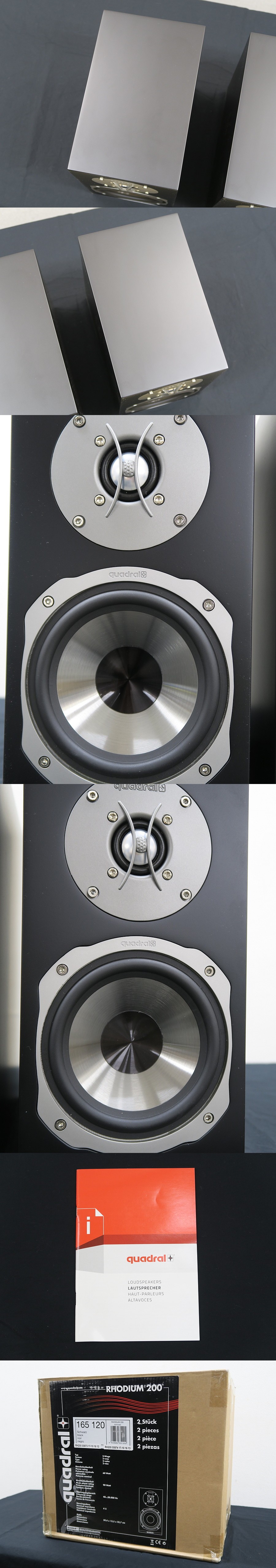 美品】クアドラル QUADRAL RHODIUM 200 スピーカー元箱付 @42504