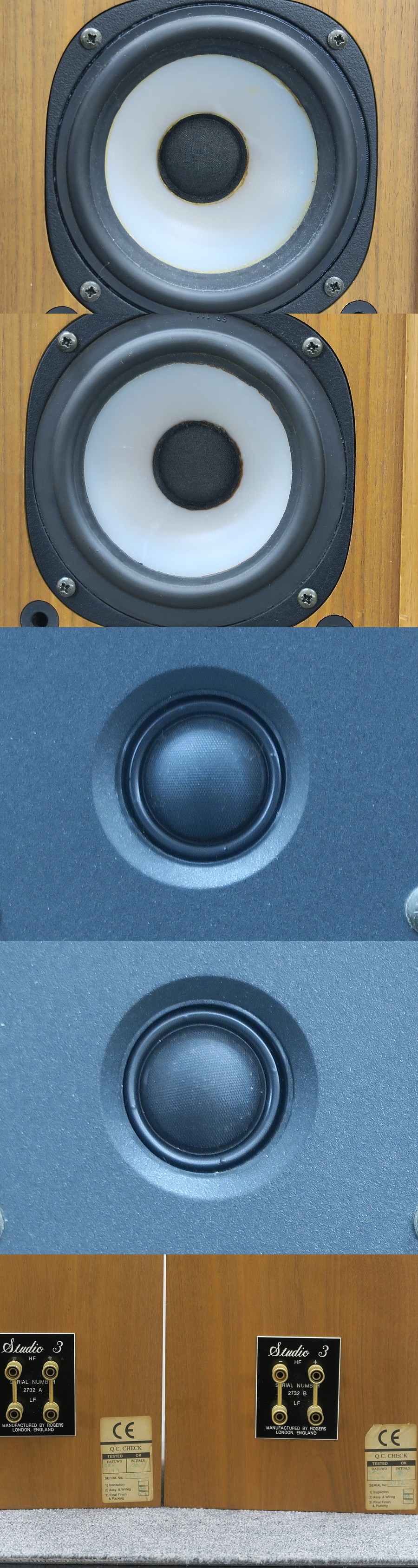 ロジャース Rogers Studio3 スピーカー @42670 / 中古オーディオ買取