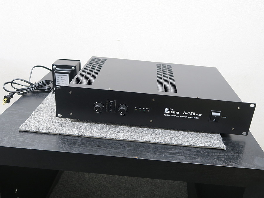 トーマン Thomann S-150mk2 パワーアンプ 昇圧トランス付き 元箱付き