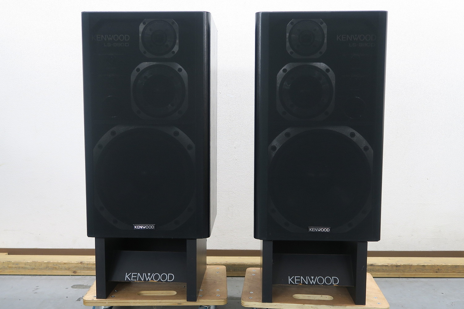 ケンウッド KENWOOD LS-990D スピーカーペア スタンド付き @47938