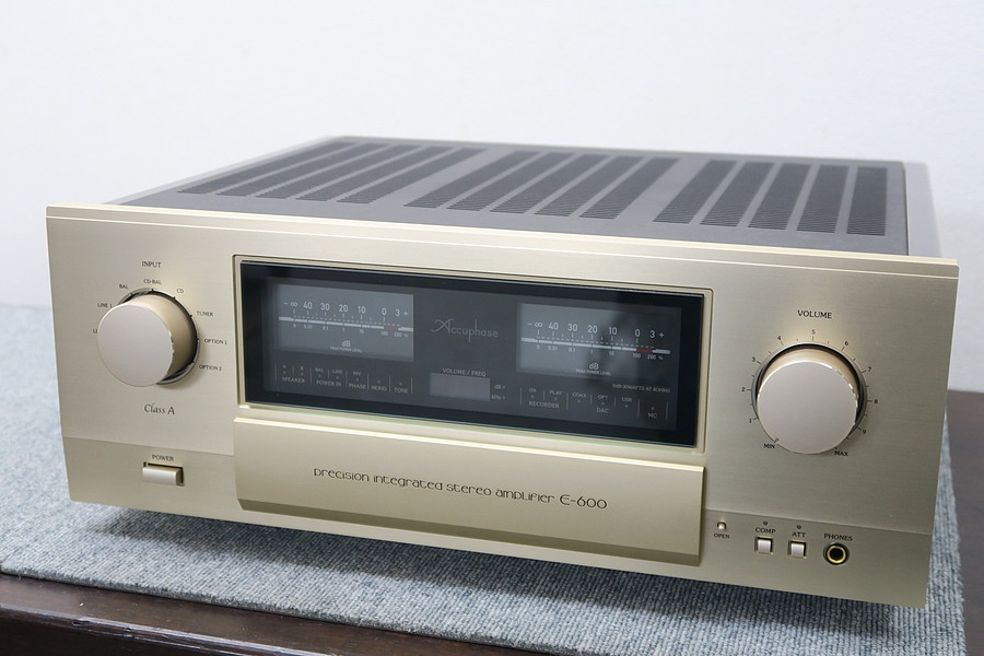 アキュフェーズ Accuphase E-600 プリメインアンプ 元箱付 @46447