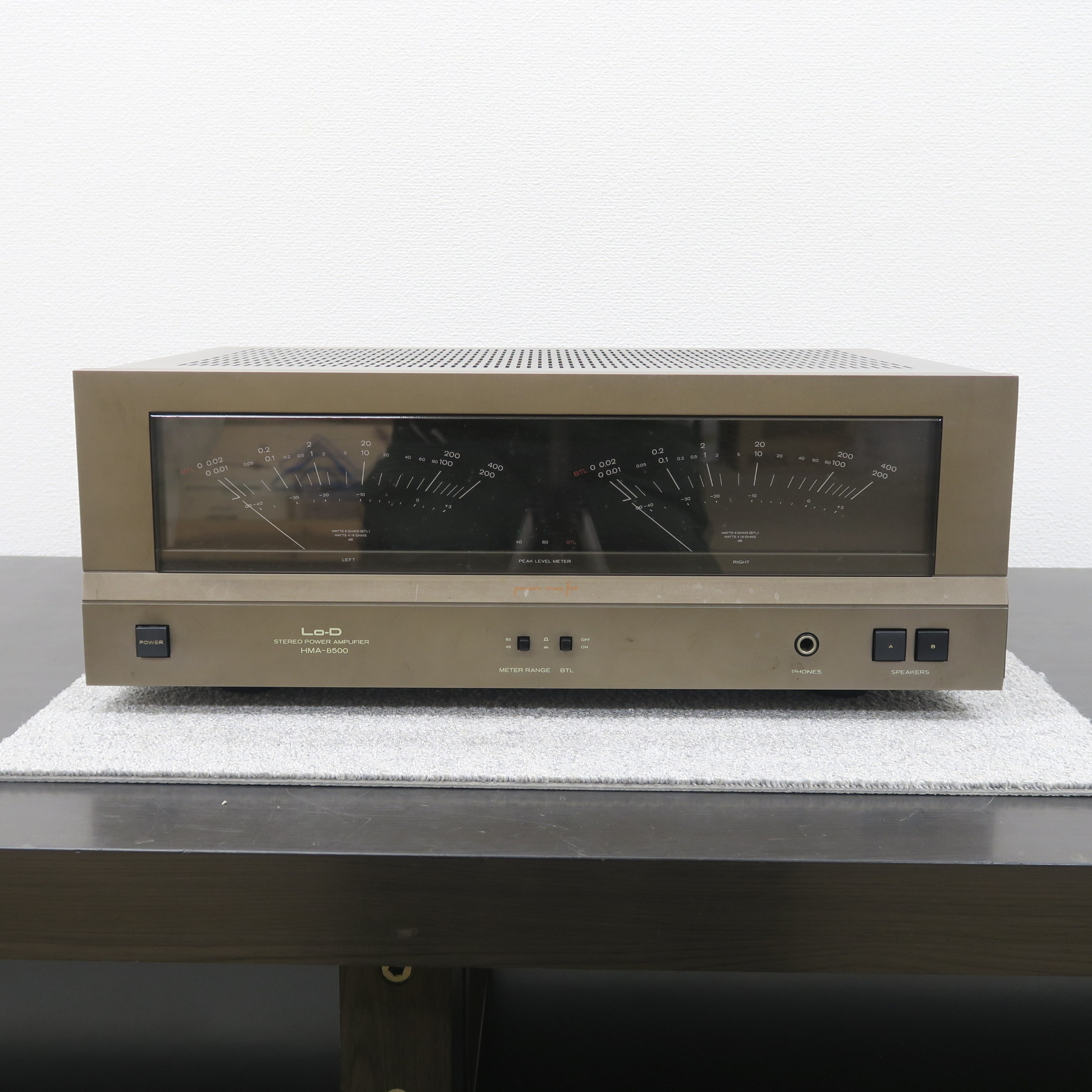 ジャンク】HITACHI Lo-D HMA-8500 パワーアンプ ヒタチ @59216 / 中古