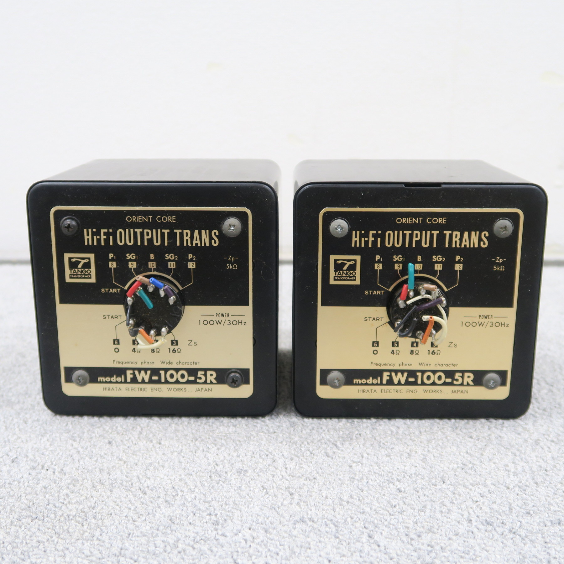 現状】TANGO FW-100-5R 2個 トランス タンゴ @59443 / 中古オーディオ