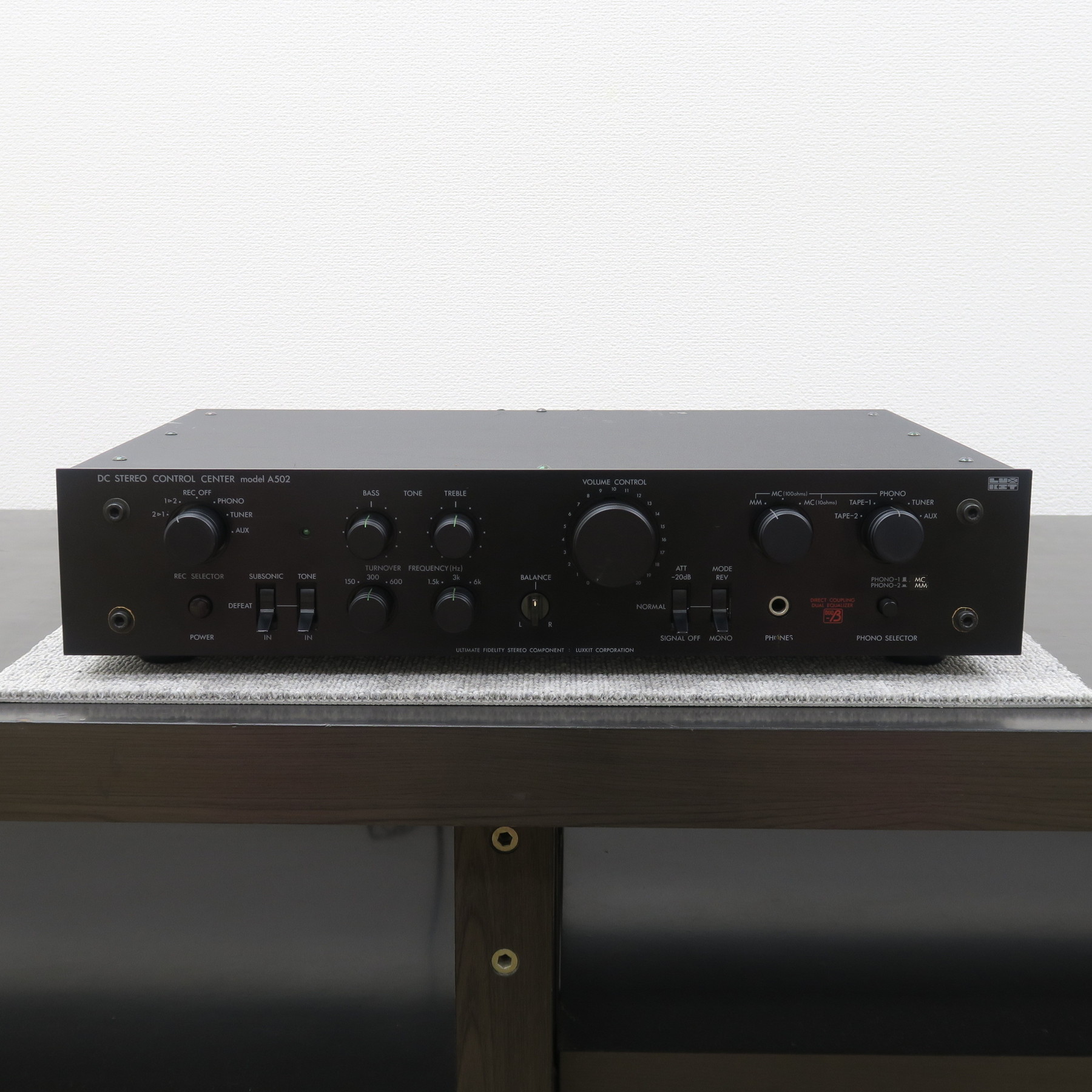 現状】LUXKIT A502 プリアンプ ラックスキット @59552 / 中古