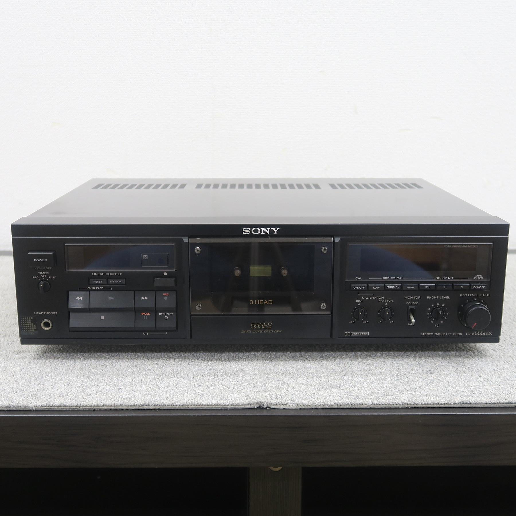 現状】SONY TC-K555ESX CDデッキ ソニー @58769 / 中古オーディオ買取