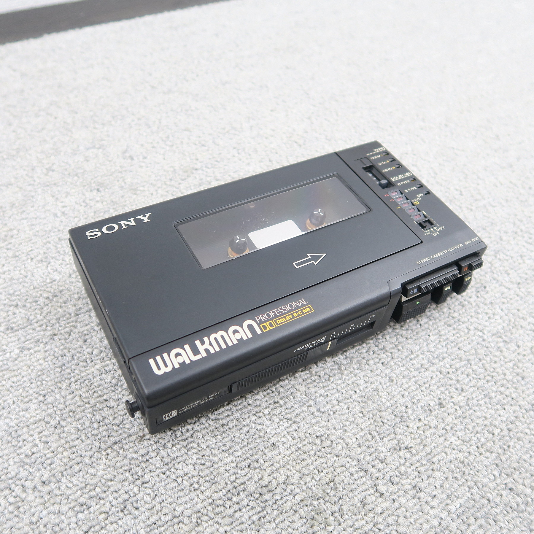 ジャンク】ソニー SONY WM-D6C カセットデッキ @53936 / 中古
