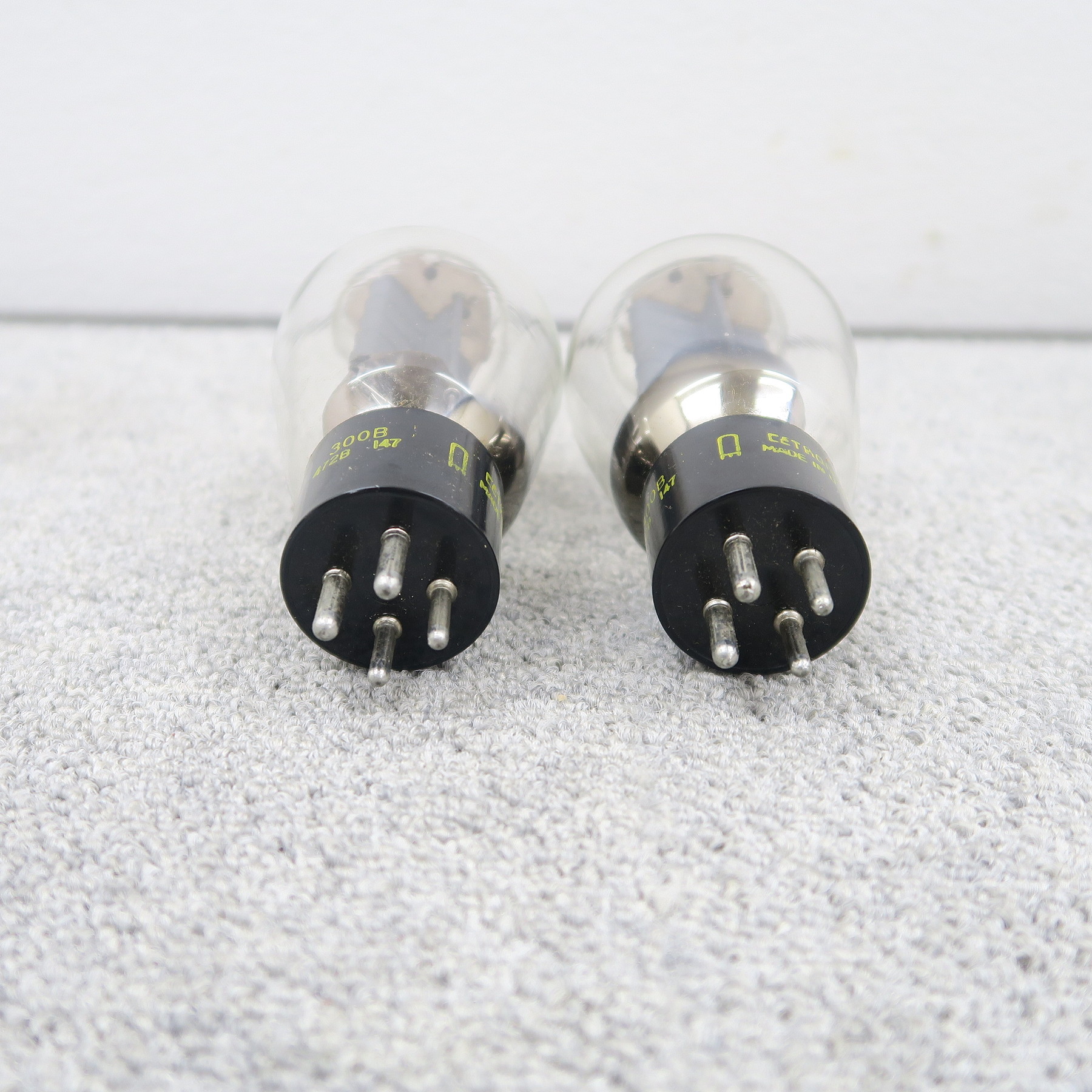 金グリッド”300B真空管 ZX-300B 真空管陽極金グリッドドロップ