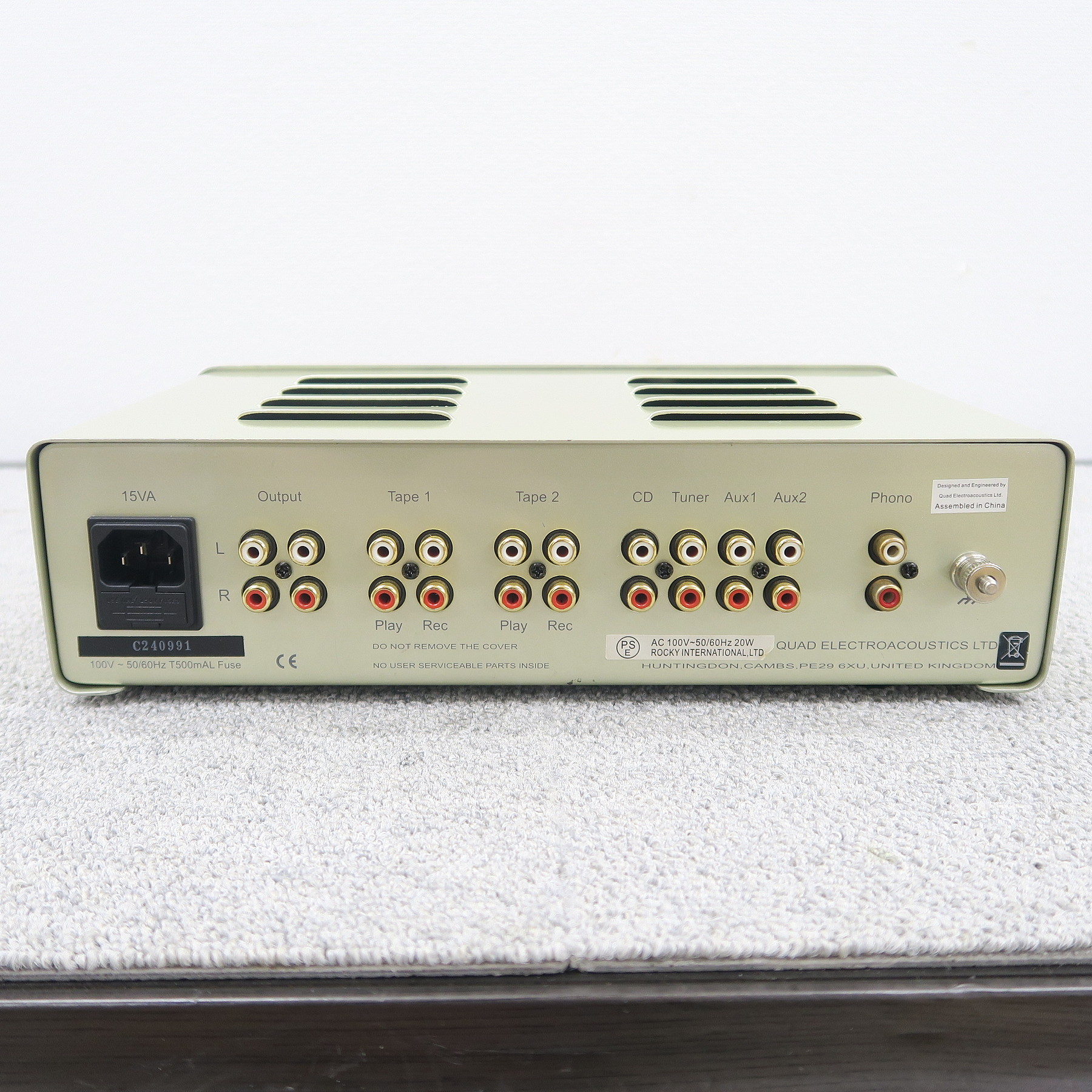 Aランク】クォード QUAD QC-twenty four プリアンプ フォノオプション