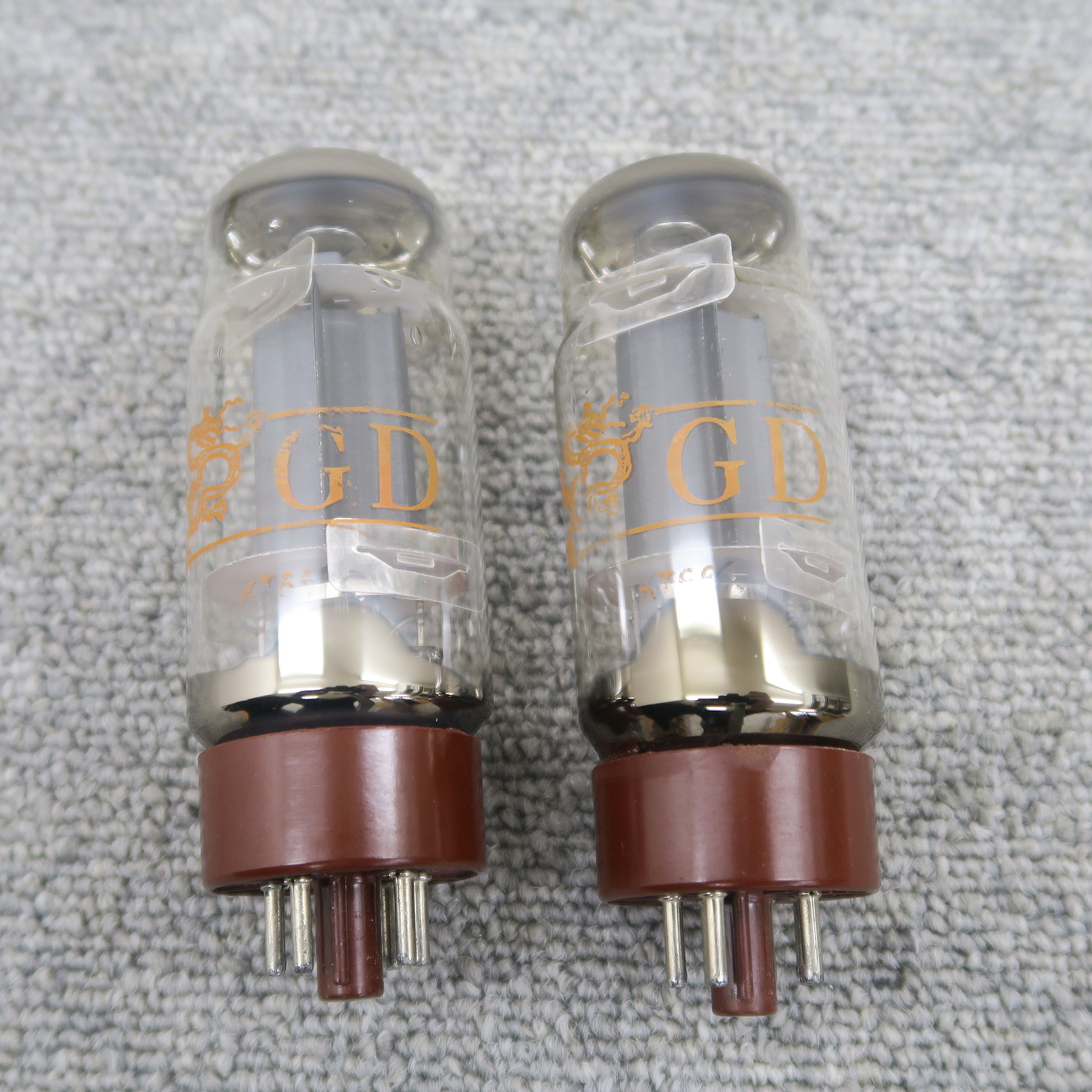 現状】ゴールデンドラゴン Golden Dragon KT66 2個セット 真空管