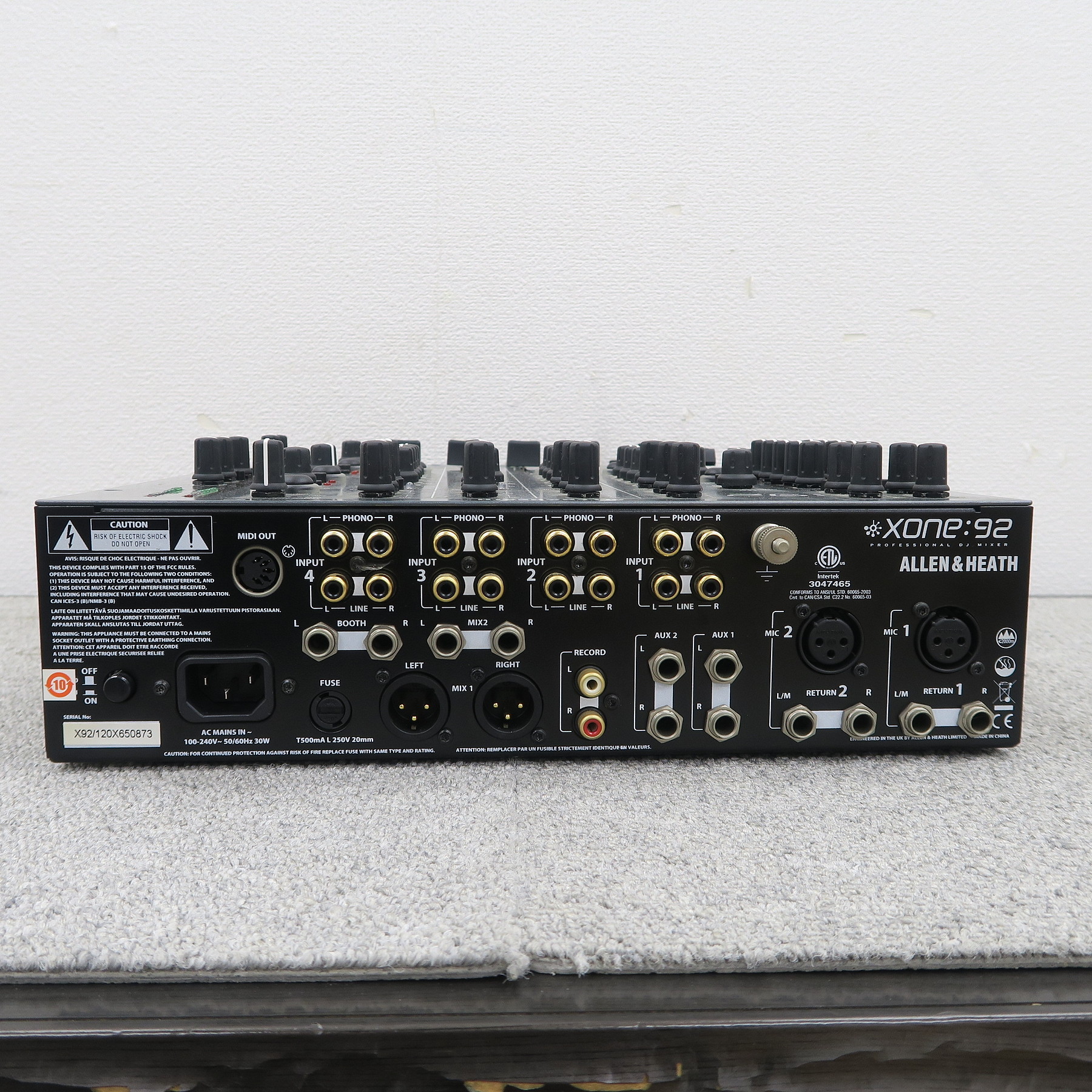 Bランク】Allen&Heath Xone:92 DJミキサー アレンアンドヒース @56949