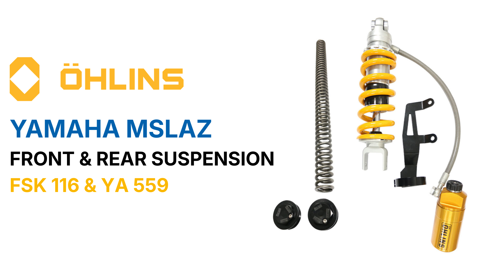 Upgrade your Yamaha M-Slaz 150 with Öhlins suspension!