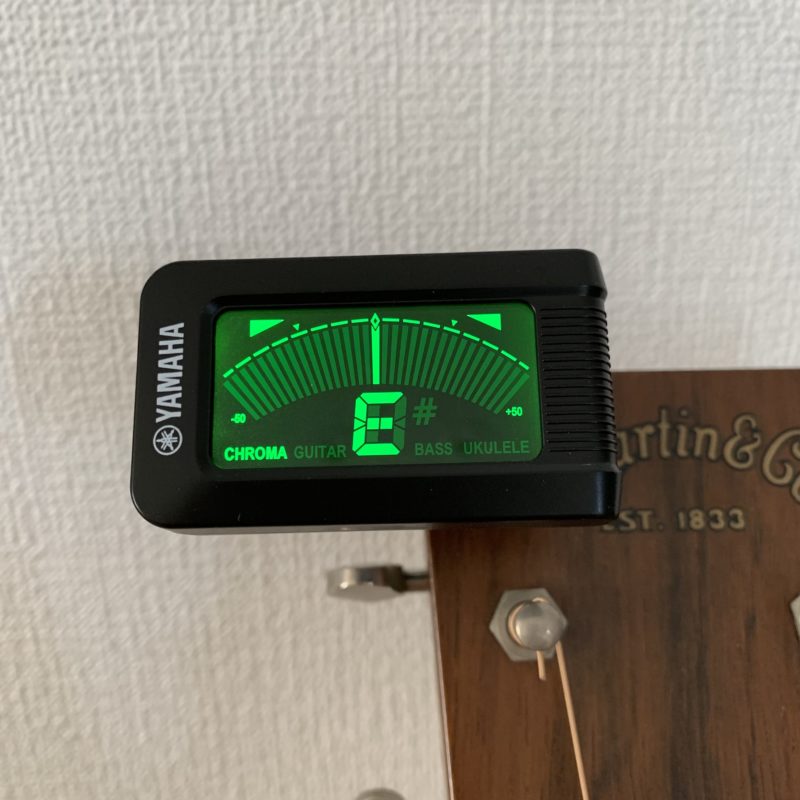 YAMAHA（ヤマハ）YTC5 チューナーをレビュー（使い方を解説） | アコギ