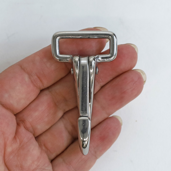 固定ベルトフック VB-1 ステンレス 全長 65mm 内幅 26mm 水本 | あ