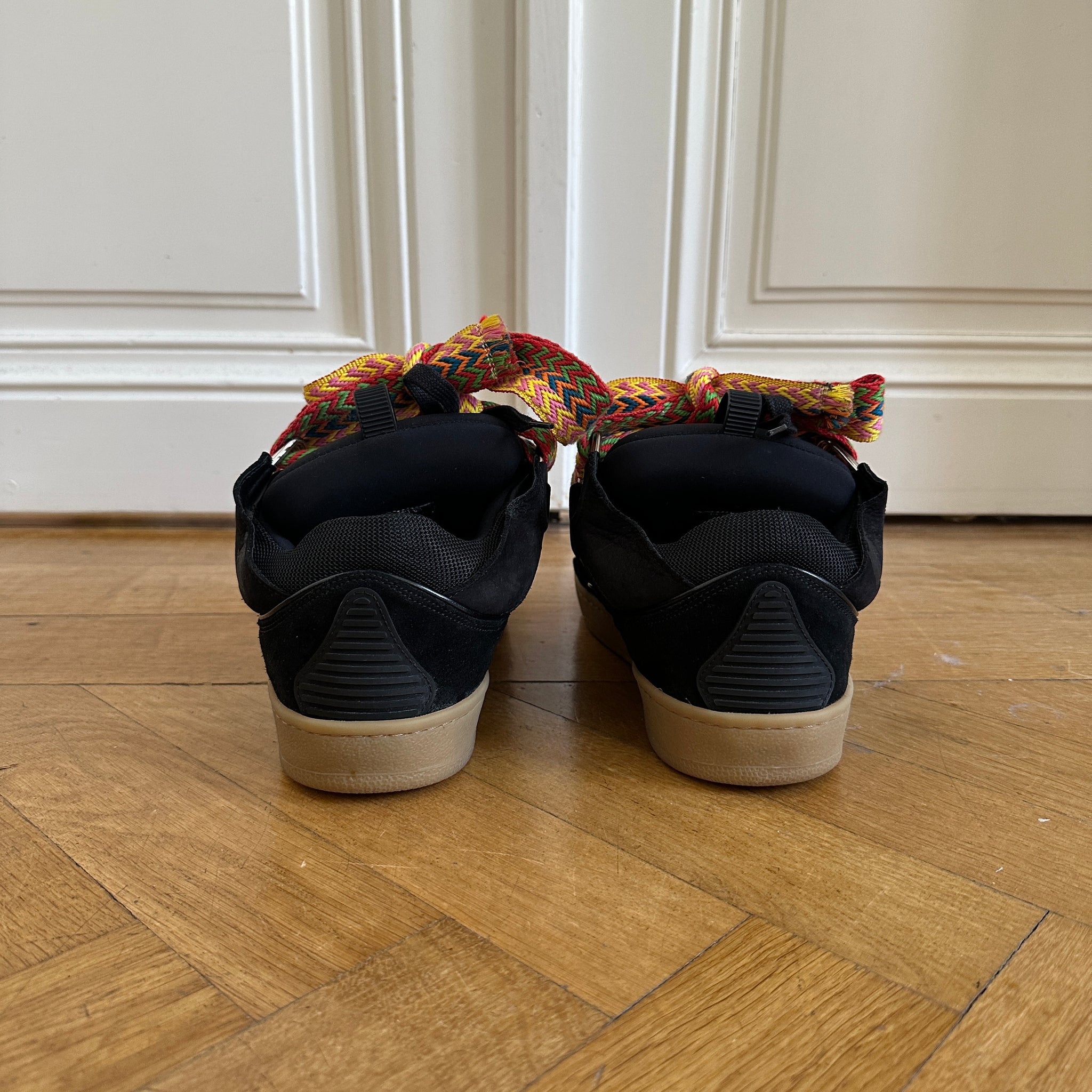 Lanvin FW20 Black Curb Sneaker - Ākaibu Store