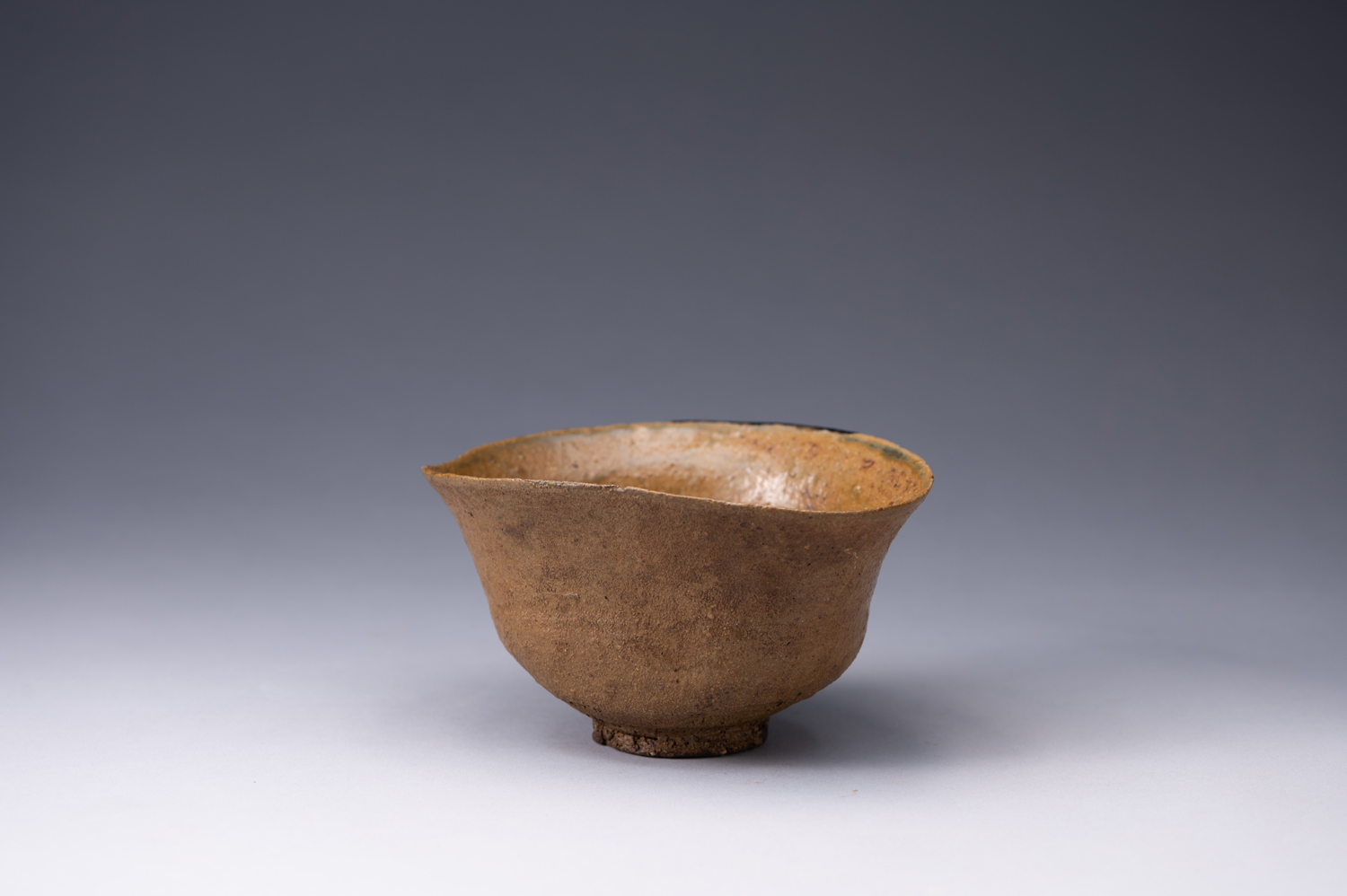 赤坂游ギャラリー｜黄伊羅保茶碗 yellow irabo tea bowl