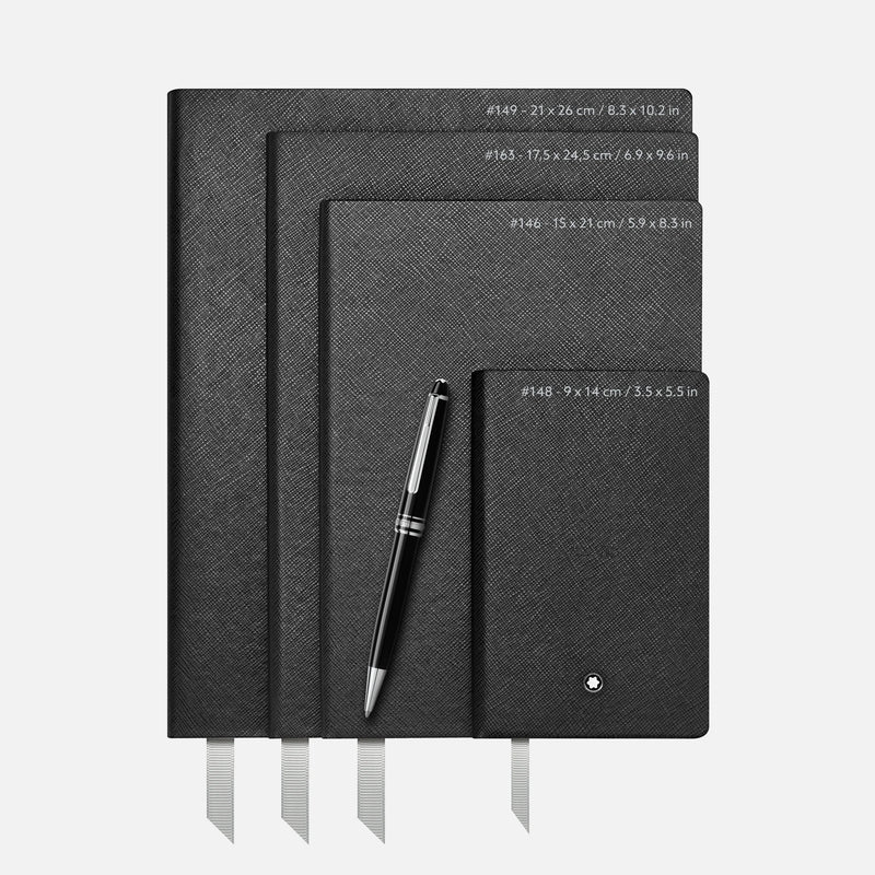 Montblanc lined notebook #146 black – P.W. Akkerman Den Haag