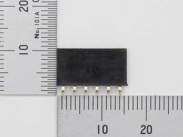 L型ピンソケット 1×6(6P): ケーブル・コネクター 秋月電子通商-電子