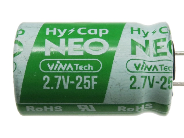 電気二重層コンデンサー 25F2.7V: 受動部品 秋月電子通商-電子部品