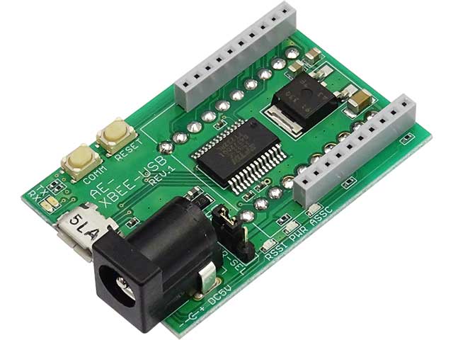 XBee USBインターフェイスボードキット: 通信・無線モジュール