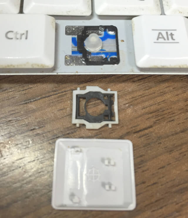 レッツノートCF-S9でキーボード（キートップやパンタグラフなど）を