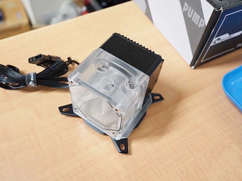 DDCポンプやリザーバーが一体になった本格水冷向けCPUブロックがBykski