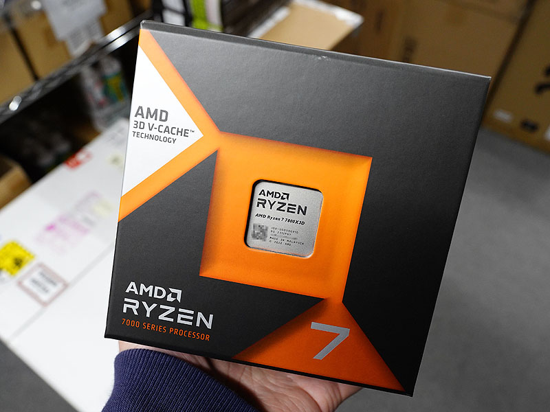 ゲーミングCPUの本命「Ryzen 7 7800X3D」が発売、価格は71,800円