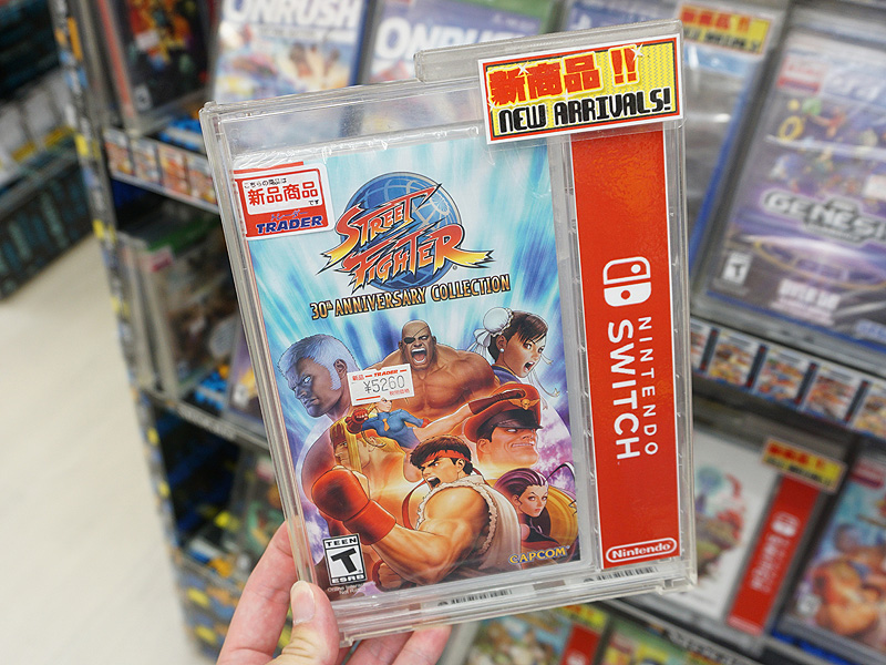 ストリートファイター 30周年記念コレクション」の海外版が入荷、計12