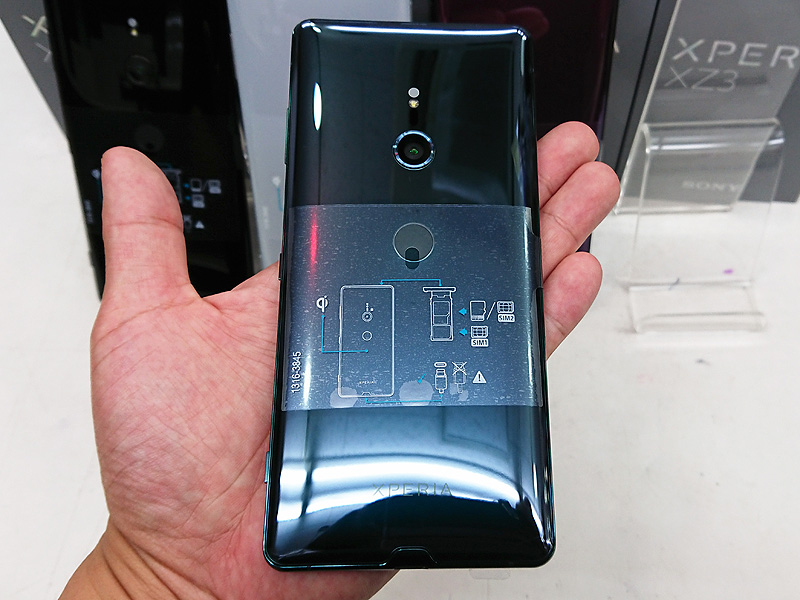 Android 9.0搭載の「Xperia XZ3」が入荷、SIMフリーで実売10万円以上