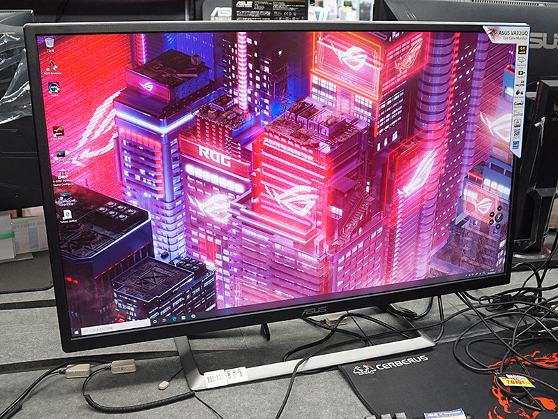 4K/HDR10対応の31.5インチ液晶「VA32UQ」がASUSから、税込52,800円