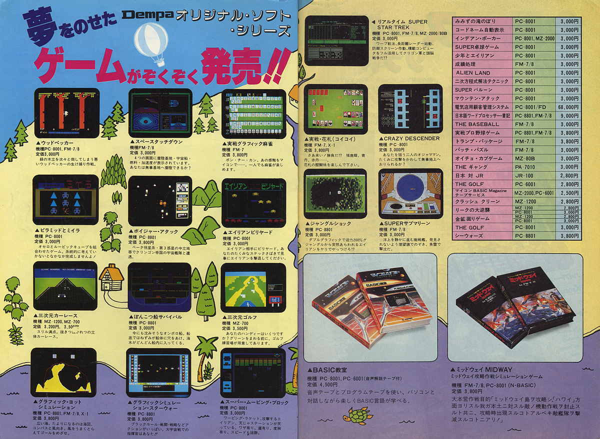 電波クオリティ”でナムコゲームを移植した「マイコンソフト」と、夢幻