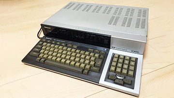 1984年のグッドデザインも受賞したセパレート型MSX「ナショナル CF