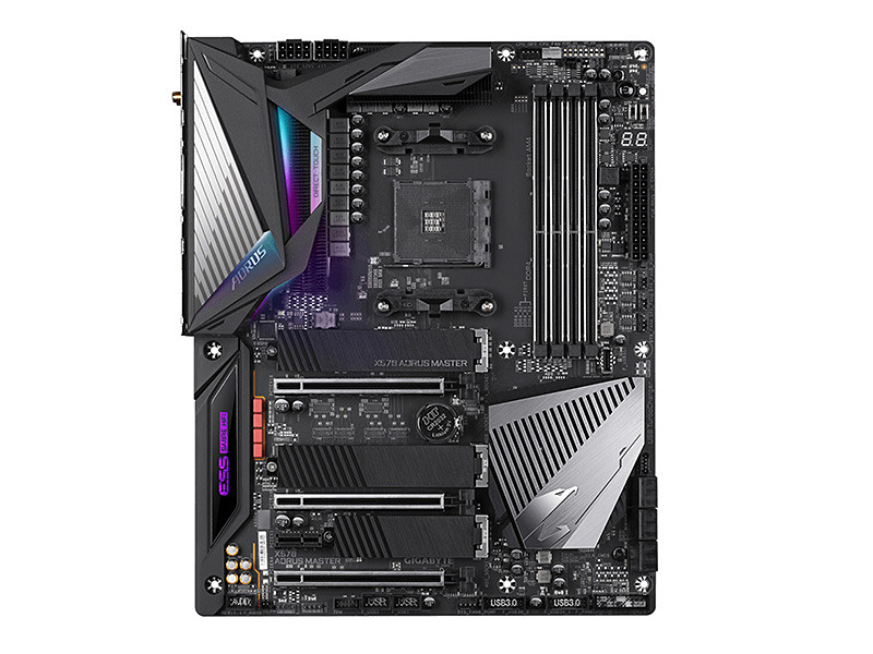GIGABYTEの「X570 AORUS MASTER」に新リビジョン、GPU内蔵の新型Ryzen