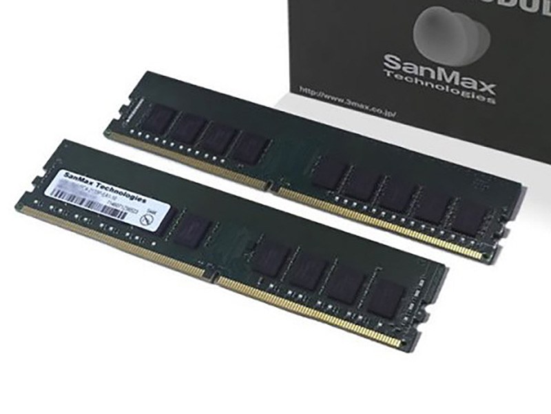 Micron製DRAM採用のECC付きDDR4-3200メモリがSanMaxから、16GB×2枚組
