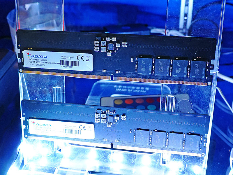 ADATA製DDR5メモリのサンプル展示がツクモでスタート - AKIBA PC Hotline!