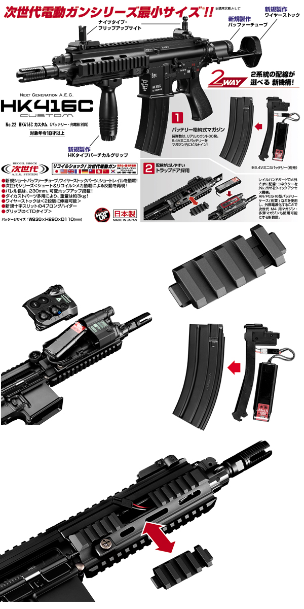 東京マルイ 東京マルイ HK416C カスタム 次世代電動ガン | あきばお