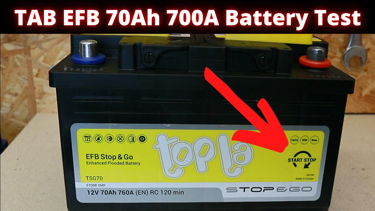 TAB EFB 70Ah 700A Independent Battery Test - Akubiz.biz - blog