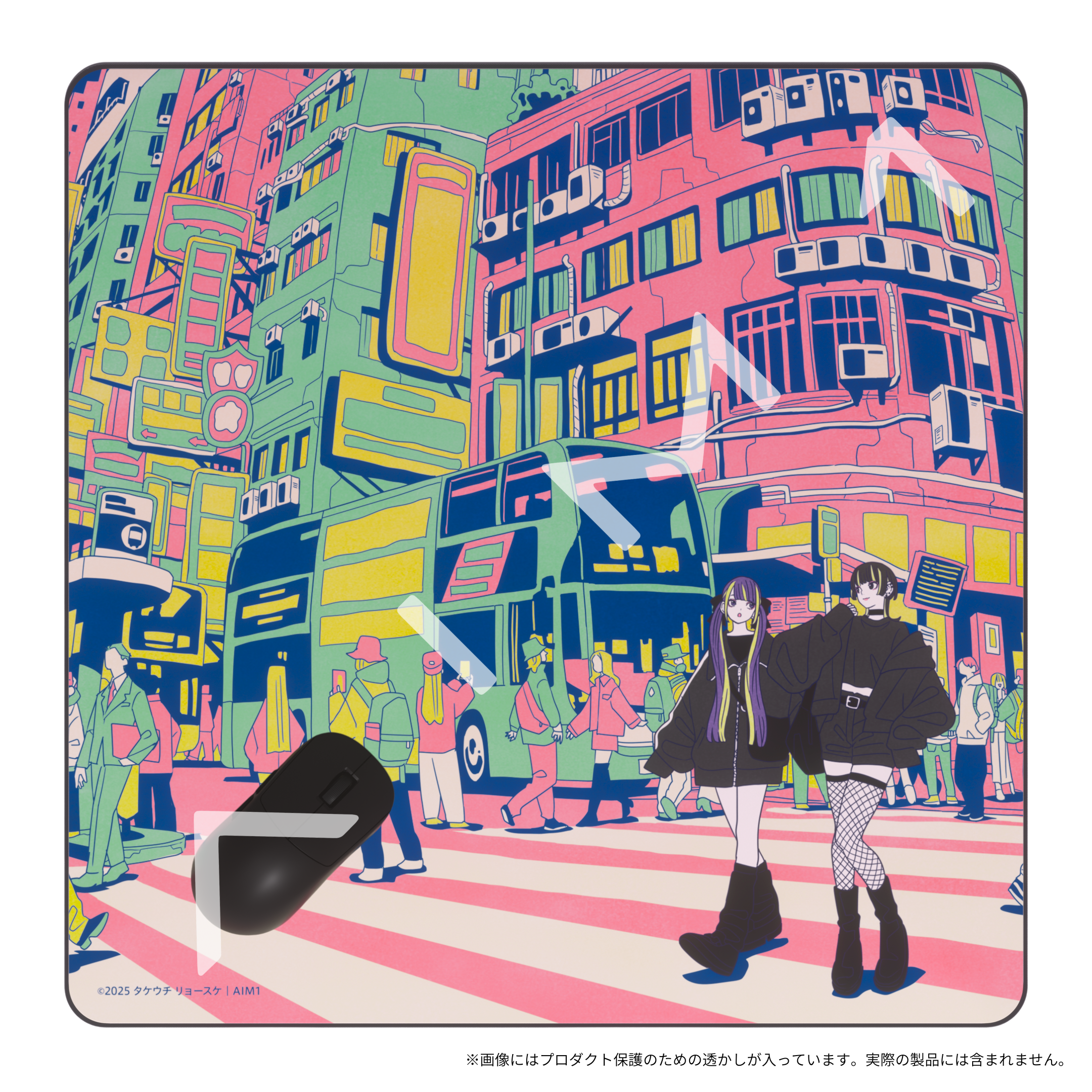 タケウチリョースケ x AIM1】陽炎 マウスパッド コントロールバランス