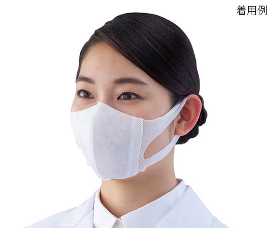 6-8541-22 超立体マスク（ソフトーク） 100枚入 【AXEL】 アズワン