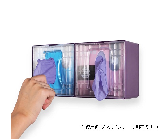 62-9221-83 テンピークス グレイシアゼロ ニトリルグローブ L 1ケース