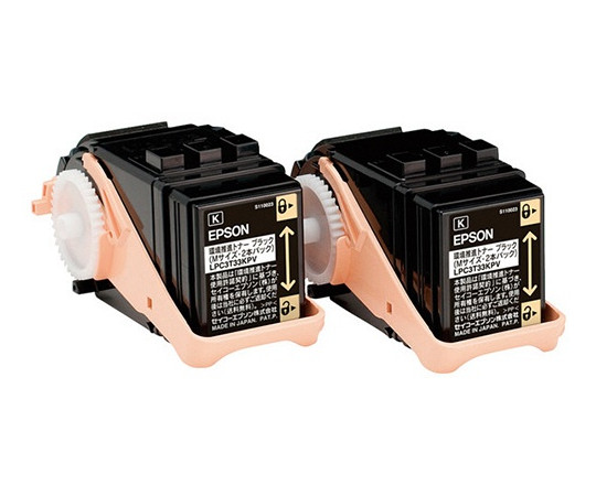 63-4003-77 EPSON 環境推進トナー シアン （Mサイズ×2） LPC3T33CPV