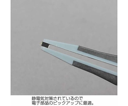 63-2744-47 ESDソフトチップピンセット P-640-J 【AXEL】 アズワン