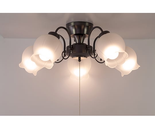 KISHIMA フリルランプ 5灯 シャンデリアGEM-859C キシマ KISHIMA