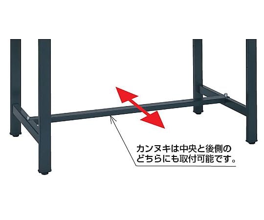 64-9500-10 中量実験用作業台 W1800×D900×H800mm CHC-1890 【AXEL