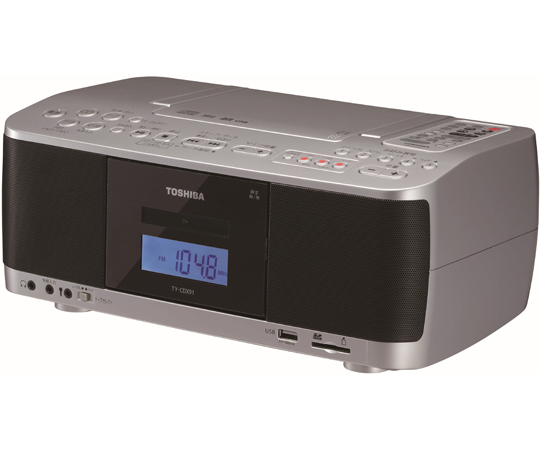 取扱を終了した商品です］SD／USB／CDラジカセ TY-CDX91(S) 65-8302-77