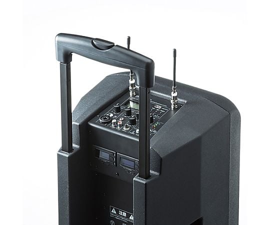 65-2197-16 ワイヤレスマイク付拡声器スピーカー EA763CJ-17 【AXEL