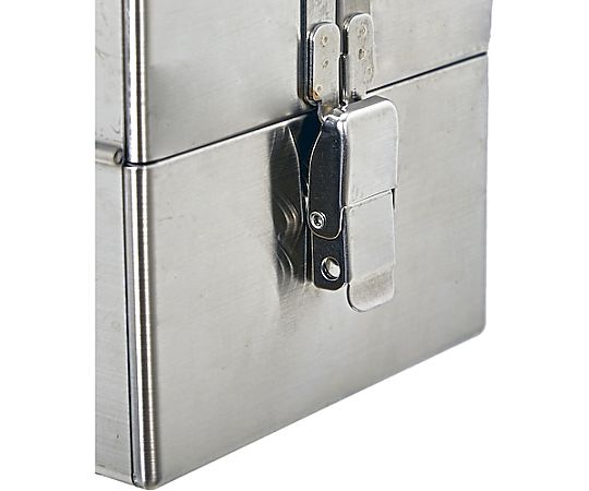 68-0968-31 ステンレス両開きツールボックス 二段式 370x185x215mm