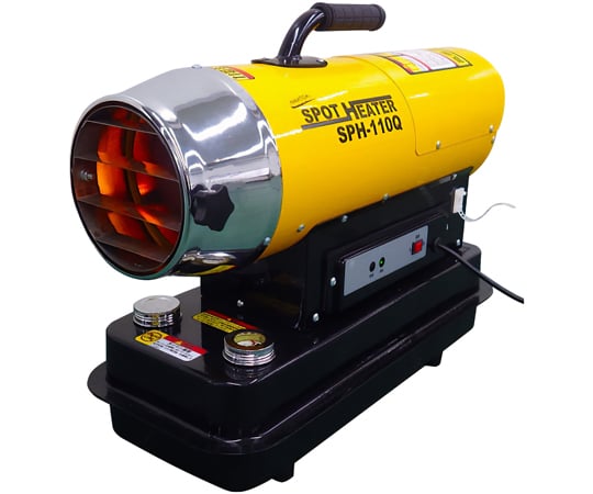 69-6305-34 スポットヒーター 50/60Hz兼用 ヘルツフリー 熱出力 10.8kW