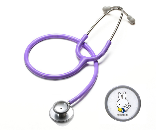 7-3380-06 キャラクターダブル聴診器 ミッフィー バイオレット 95007